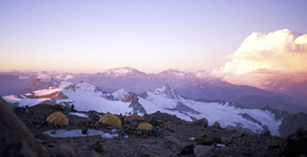 BAI tents high on Aconcagua