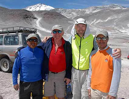 The Ojos del Salado Summit Team