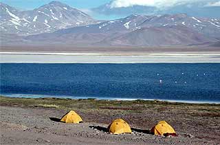 Berg Adventures Camp beside Santa Rosa Lake