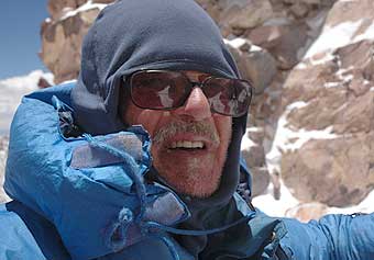 Bob on the summit of Ojos