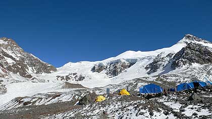 High Camp on Aconcagua