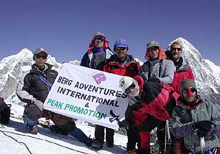 BAI team on summit of Lobuche peak