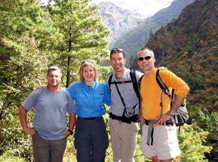 Team together on the trail