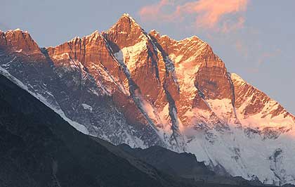 Star mountain of today; South Face of Lhotse