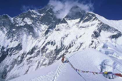 Star mountain of today; South Face of Lhotse