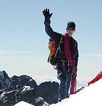 David Scott reaching the first summit ? Tarija