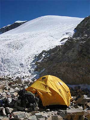 Huayna Potosi high camp