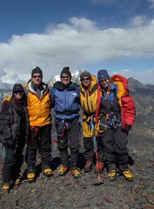 Berg Adventures Team on the Summit!