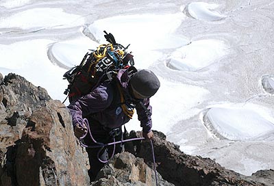 Descending Pequeno Alpamayo