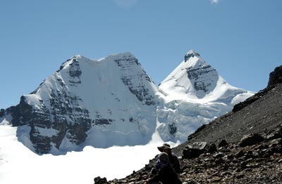 View of Cabeza de Condor from Cerro Austria