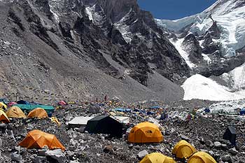 Tents at Everest Base Camp