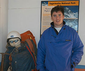 Lee at Sagarmatha National Park Museum