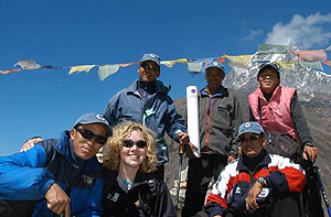 Sherpa staff with Amy
