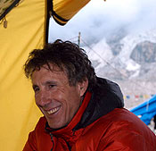 Pete Athans at base camp.