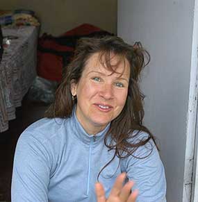 Amelie Kelley before leaving for Gokyo