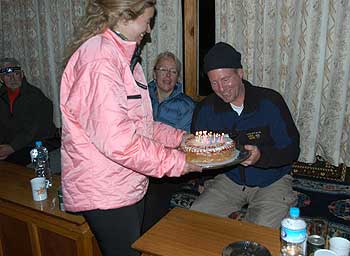 A birthday cake for James