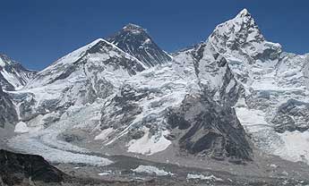 Everest and Nuptse from Kala Pattar