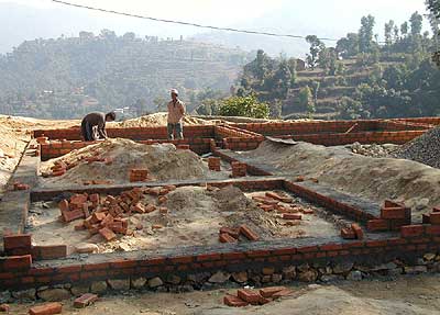 Construction underway at Shree Brekheswar School