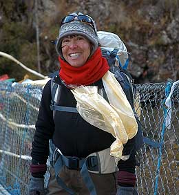 Terri always a friendly face on the trail. Namaste!