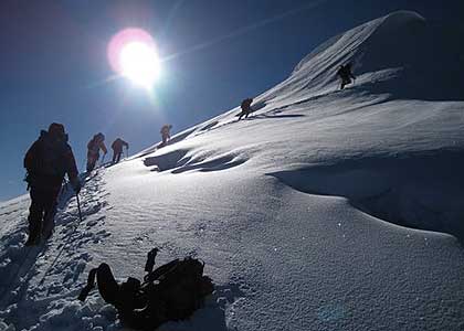 BAI team high on Cotopaxi