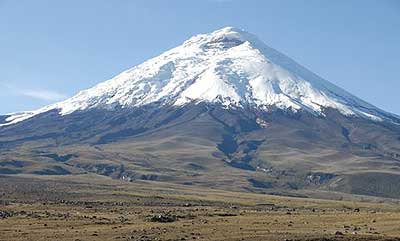 Our farewell view of Cotopaxi