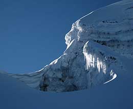 Glacier high on Cotopaxi