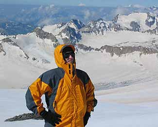 Keith breathes in the clear Caucasus Mountain air