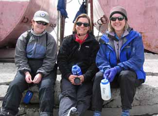 1. Deborah, Karen and Gretchen, BAI's Babes relax by the Barrels