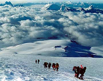 Summit day on Elbrus.