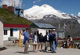 At the Cheget Ski Area