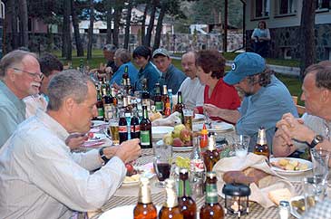 A BAI tradition, the farewell dinner.