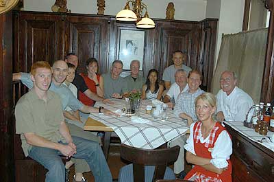 BAI Elbrus 2005 team at the welcome dinner