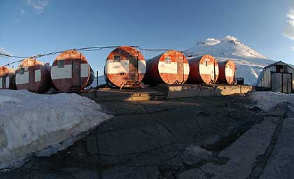 The Barrels with Elbrus in the background