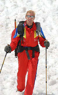Steve on the slopes of Elbrus
