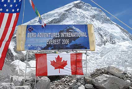 Berg Adventures Everest 2006 Base Camp