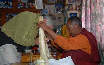 Lama Geshi blessed our team and told us ‘be kind to all living beings’
