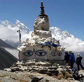 Chorten at Dingboche