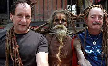 Lloyd and Peter with a new friend