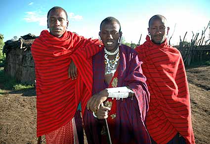 Masai warriors