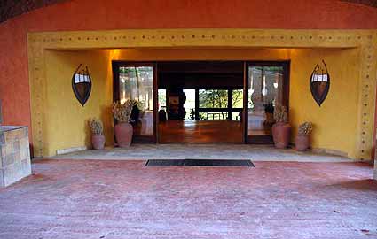 The entrance to the Serengeti Sopa Lodge