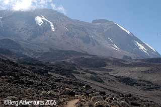 Glaciaers on Kili