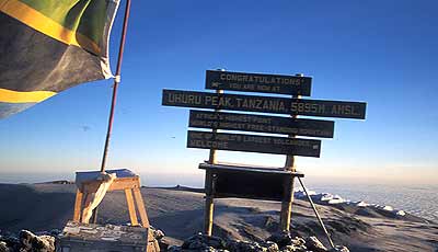 Uhuru Peak - The summit of Kilimanjaro