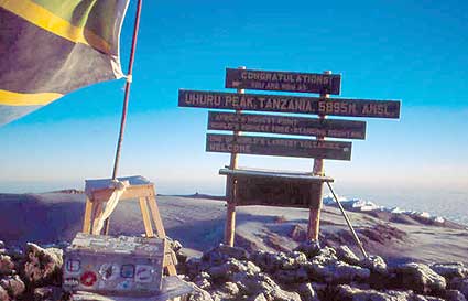 Uhuru Peak, The Summit of Kilimanjaro