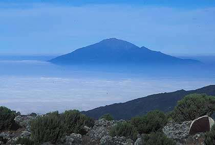 Mt. Meru above the clouds