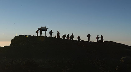 Kosovo camp on Kilimanjaro