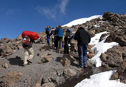 The Final push to the summit