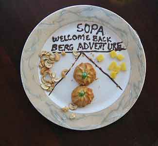 Welcome room surprise in our lodge