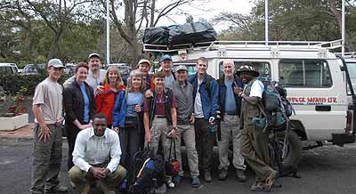 Our BAI Kili team ready to head out