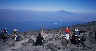 On the Kili trail