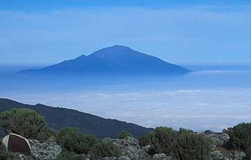 Mt. Meru; photo taken from Kilimanjaro